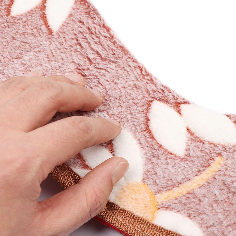 Vỏ Bọc Nắp Bồn Cầu Dày Dặn Họa Tiết Hoa Sang Trọng Có Khóa Kéo Tiện Dụng