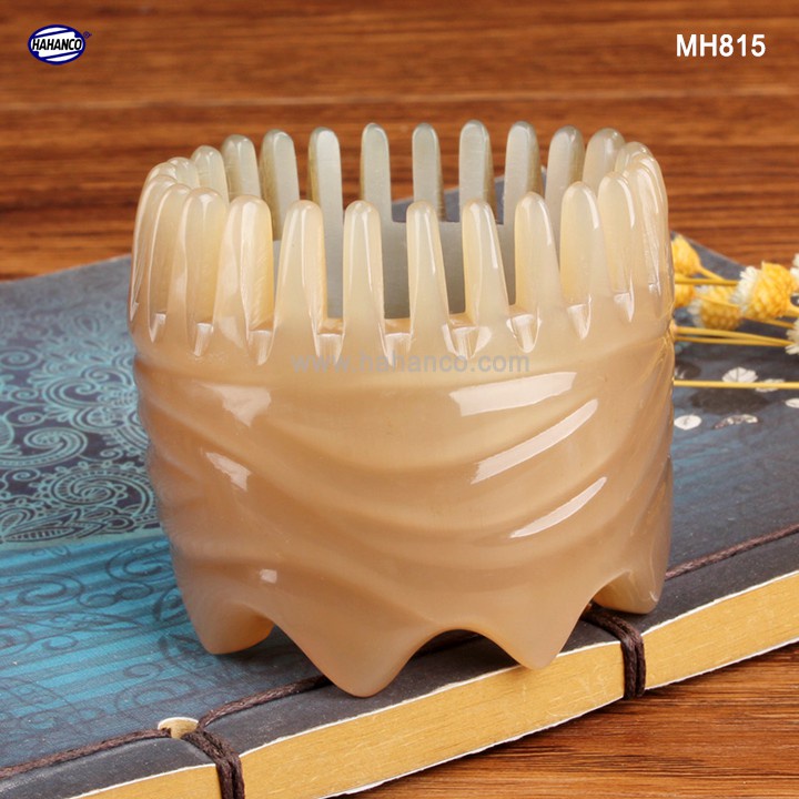 Dụng cụ Massage đầu Hahanco - MH815 gội đầu cực thích nhé - ống gió sừng Massa đầu giúp  lưu thông máu