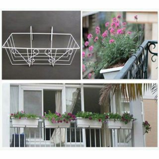 Giá móc sắt treo chậu hoa ban công loại 48 cm
