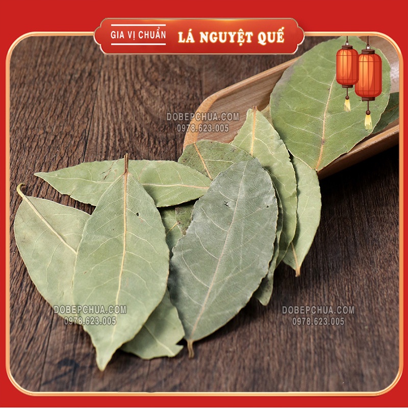 100G - LÁ NGUYỆT QUẾ, BAY LEAF THƠM MỚI LOẠI AA