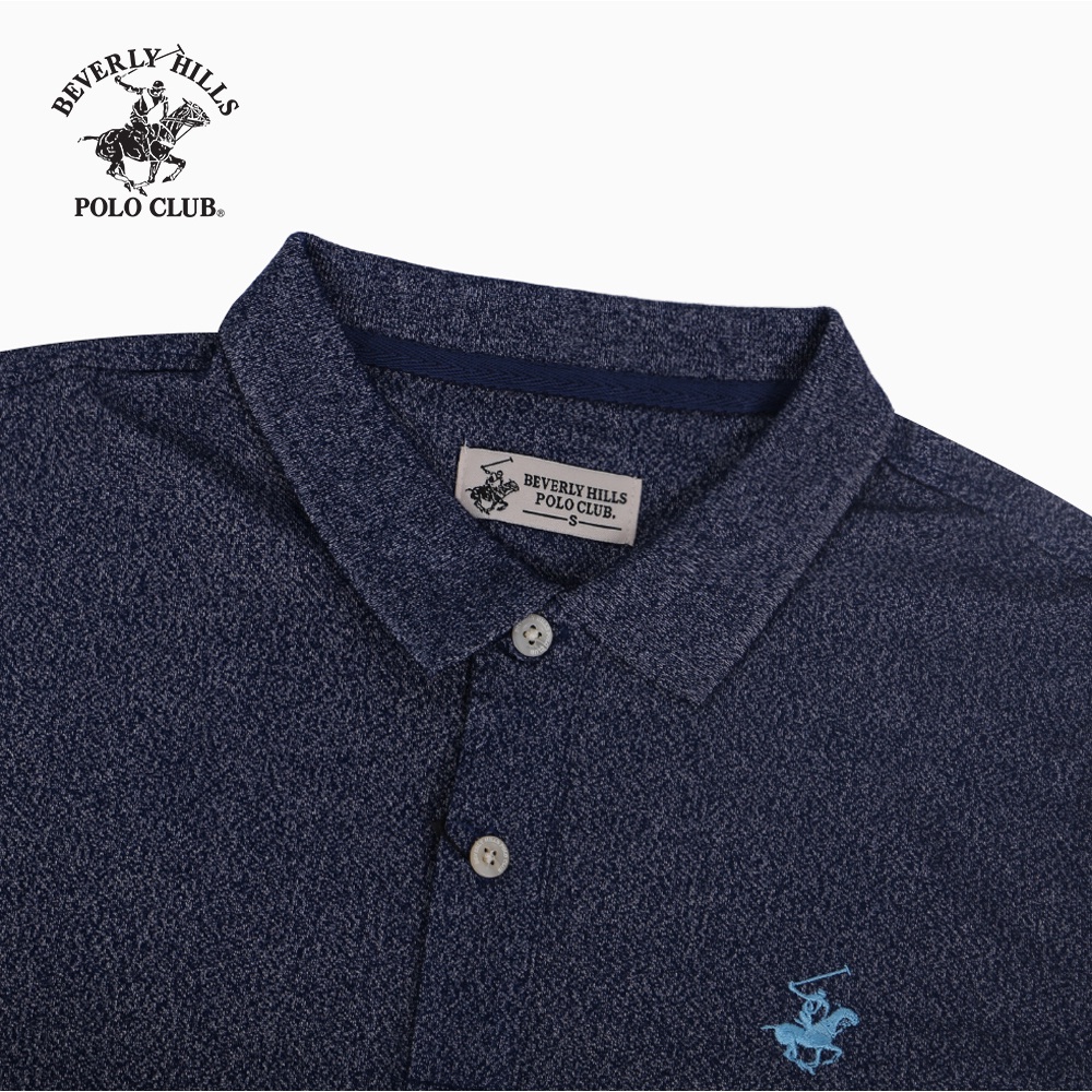 Áo polo Ngắn tay Nam Beverly Hills Polo Club Classic Cotton màu xanh dương - MAPN0048