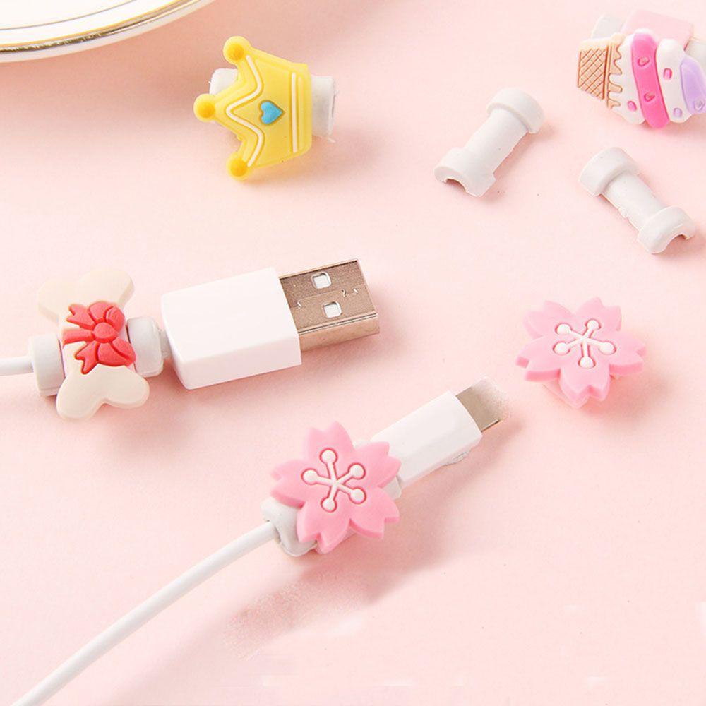 JONYE Dụng Cụ Quấn Bảo Vệ Dây Cáp USB Mềm Mại