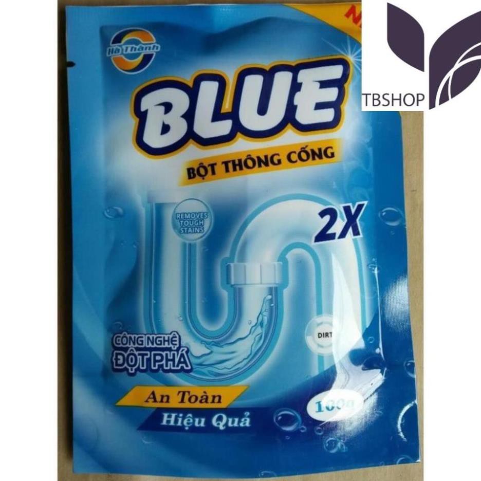 Bột thông cống Blue công nghệ Hàn Quốc - MITUHOME - Giúp bạn xóa bỏ sự lo lắng tắc đường ống cống, tắc bể phốt