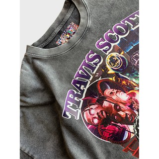 Áo thun DACretro Rapper Travis Scott, Wash Tee