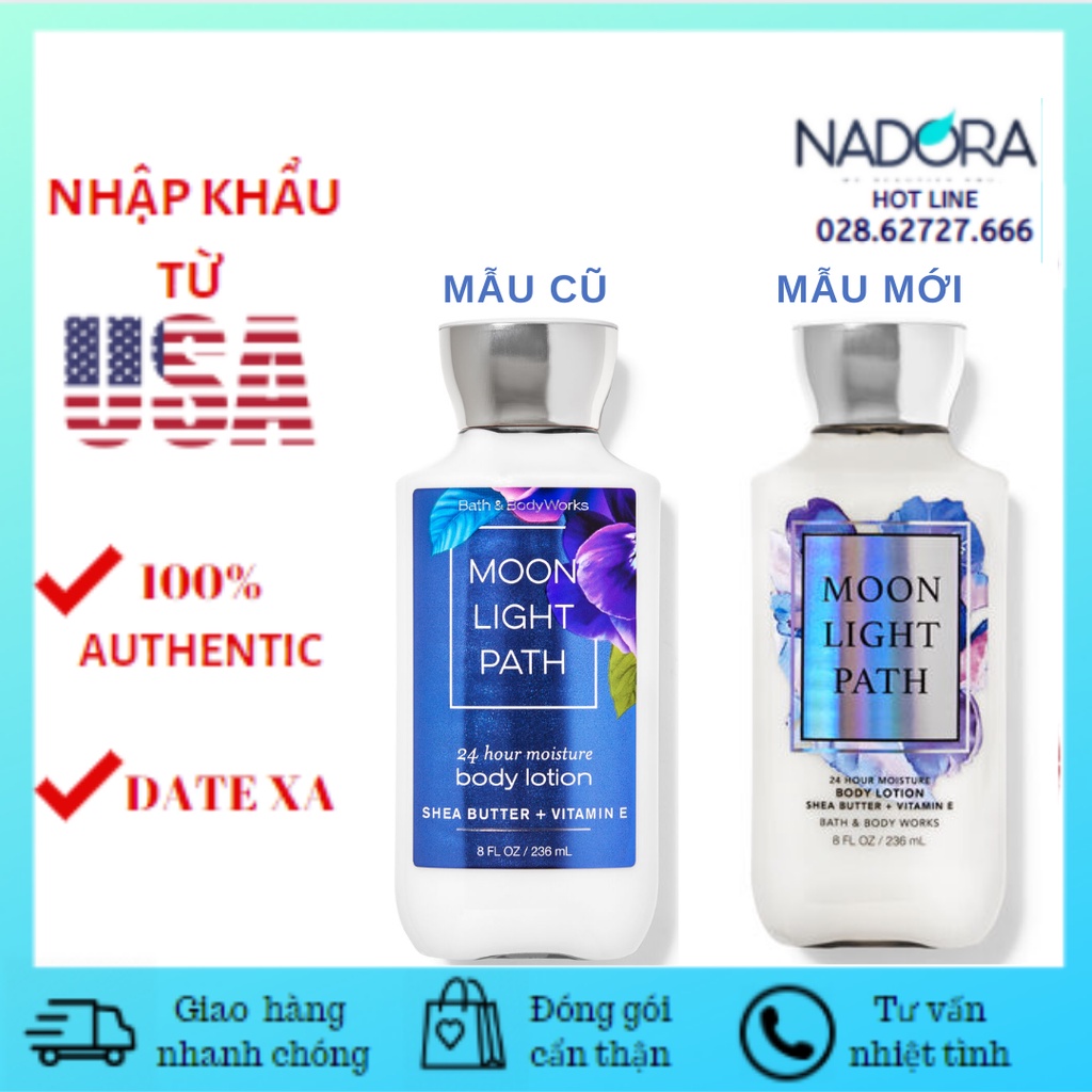 DƯỠNG THỂ BATH AND BODY WORKS - MOONLIGHT PATH Body Lotion - 236ML