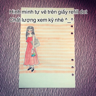 Giấy refill Basic Dot / Grid / Line / Blank cho sổ planner, sổ còng