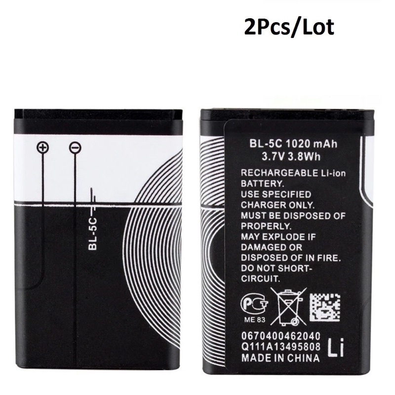 Pin nokia Bl 5C - Pin Xịn Chống Phù Cho Nokia 1280, 105, 110i...