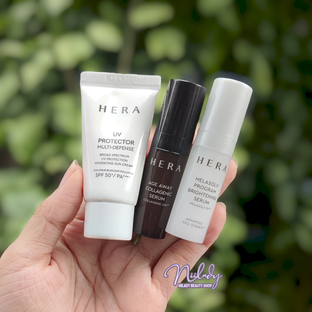 Tinh chất Hera Age Away Collagenic / Hera Melasolv Program Brightening Serum/ UV Protector Multi-Defense