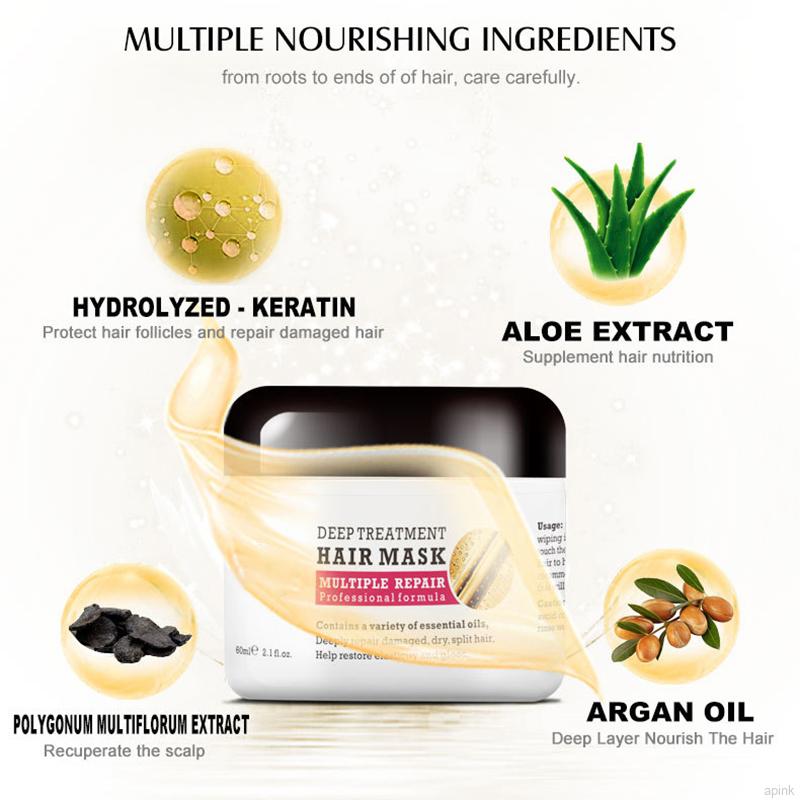 [Hàng mới về] Ủ phục hồi tóc hư tổn giúp tóc mềm mại và cải thiện khô xơ