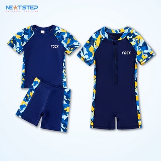 Đồ bơi trẻ em , Đồ bơi bé trai liền thân | chất vải chống nắng size lớn đến 45kg cho bé trai đến 10 tuổi