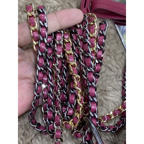 Túi xách hobo hồng sen size 20