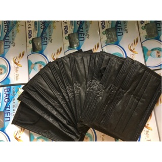 Hộp màu đen 4 lớp 50 chiếc