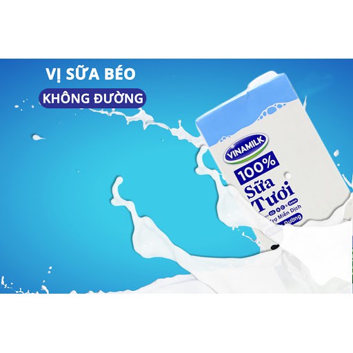 Sữa tươi tiệt trùng Vinamilk hộp 1 Lít   - Sữa túi Vinamilk 100% 220ml