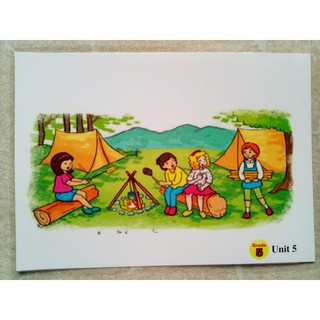 Combo flashcard lớp 3,4,5 in một mặt
