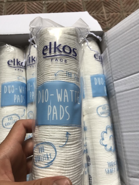 Bông tẩy trang - Bông nhập khẩu sịn loại 120 miếng loại may lớp vào nhau