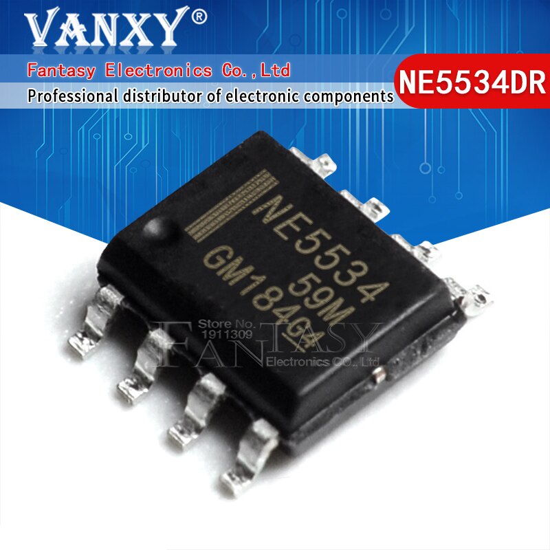 10 linh kiện điện tử NE5534DR SOP-8 NE5534 SOP NE5534A 5534A SOP8 NE5534ADR