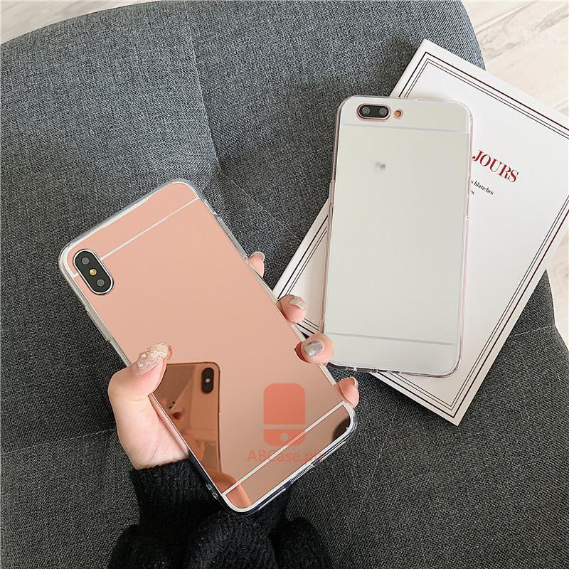 Ốp Lưng Tráng Gương Chống Sốc Cho Oppo Realme 5 Pro A31 A33 A37 A39 A59 A77 A71 A83 Reno Z Realme 6i 5s C3 5s X 3 K3 A1 A73 A775 A79 F5 F1S Neo 5 7 9