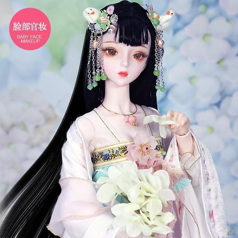 ℗Truyện cổ tích của Dobe Shengmeng 60 cm 26 khớp cô gái mô phỏng bjd dress-up đồ chơi búp bê trang trí công chúa