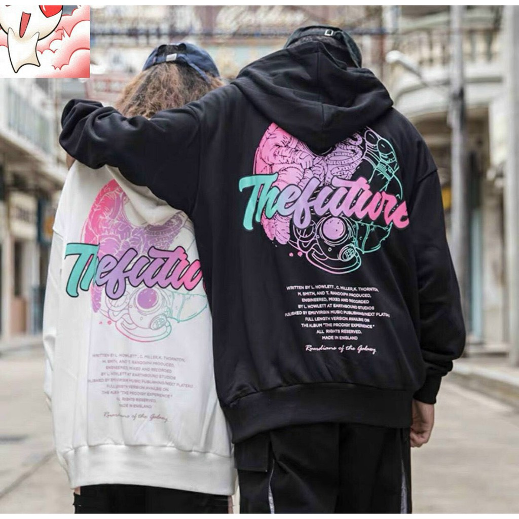 &lt;FREESHIP&gt; ÁO HOODIE NỈ NGOẠINAM NỮ CHẤT DÀY DẶN CỰC ĐẸP CỰC NGẦU,IN THE FUTURE
