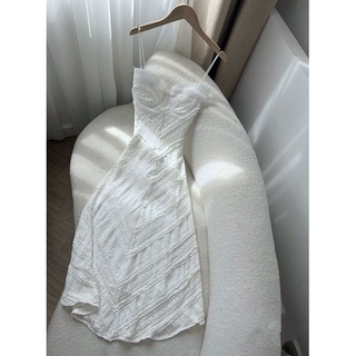 Váy body nhúm xếp ly ngực