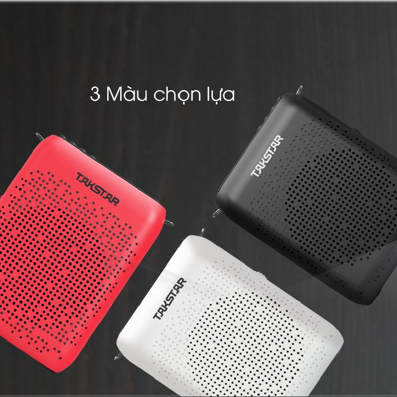 Máy trợ giảng không dây Takstar E220 FM, Bluetooth, Mầu đỏ Hàng chính hãng