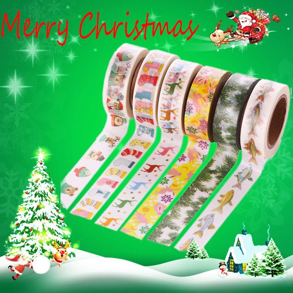 Bộ 2 Cuộn Băng Keo Dán Trang Trí Sổ Tay Diy