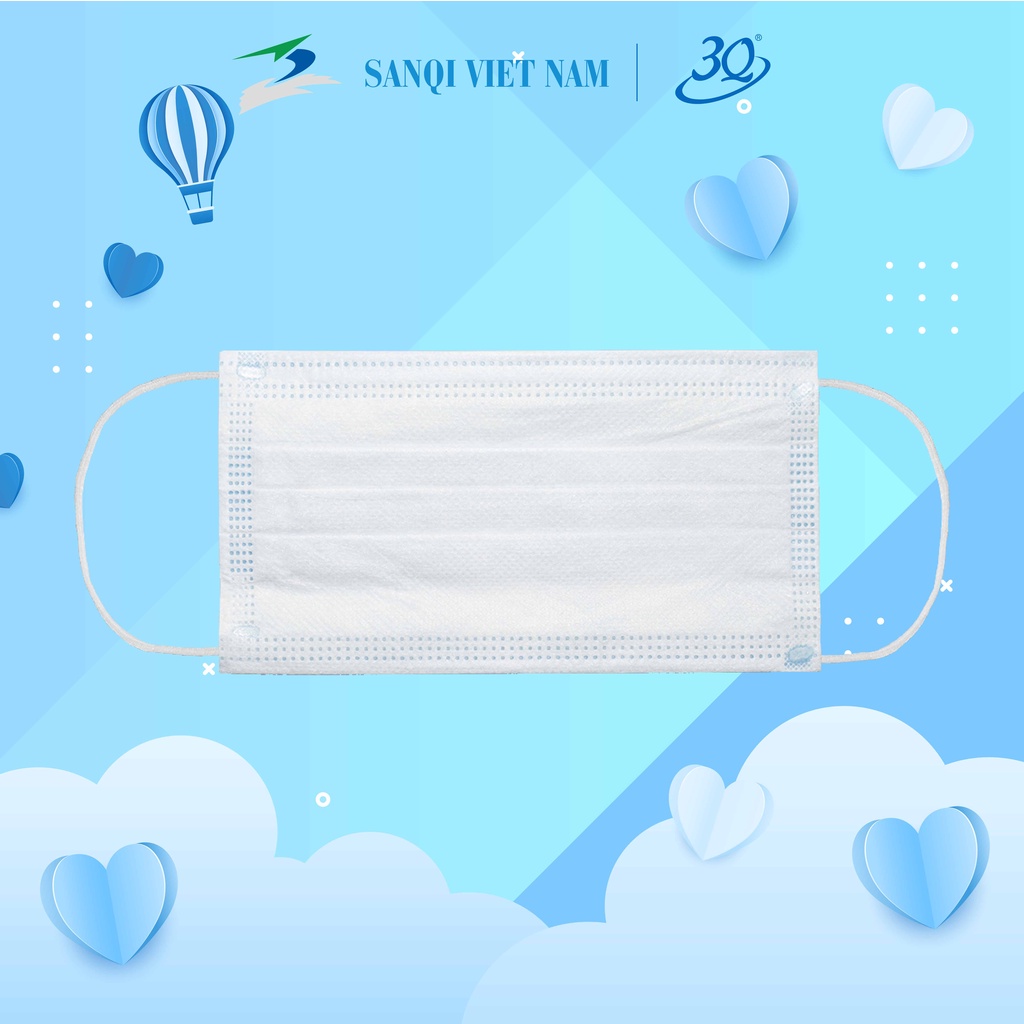 [COMBO 5 HỘP 4 LƠP] [CHÍNH HÃNG] HỘP 50 KHẨU TRANG Y TẾ 4 LỚP KHÁNG KHUẨN 3Q MASK CHUẨN XUẤT KHẨU (NHIỀU MÀU )