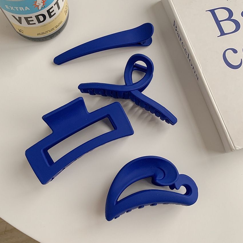 Set 6 chiếc kẹp tóc xanh biển siêu xinh xắn dành cho bạn nữ