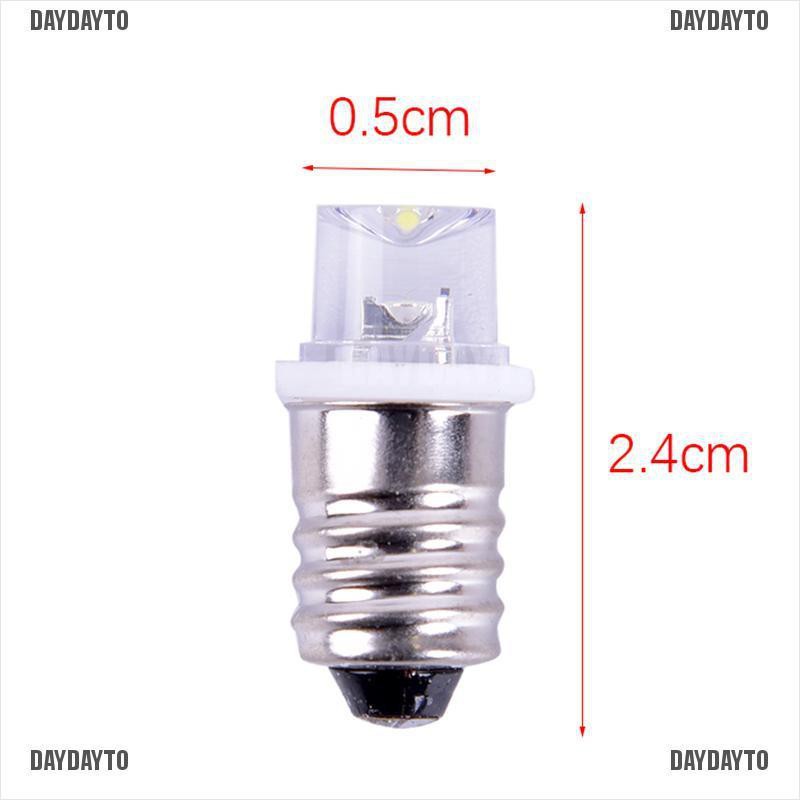 Bộ 5 Bóng Đèn Led E10 DC 3V 4.5V Chất Lượng Cao
