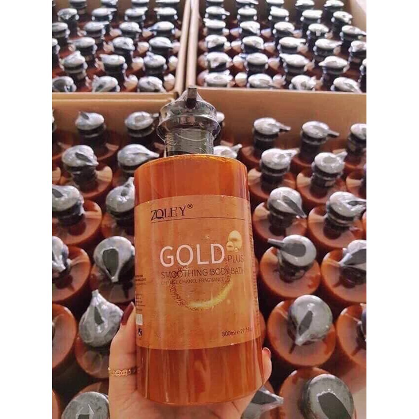 Sữa tắm GOLD PLUS Zoley 800ml - Chai Lớn