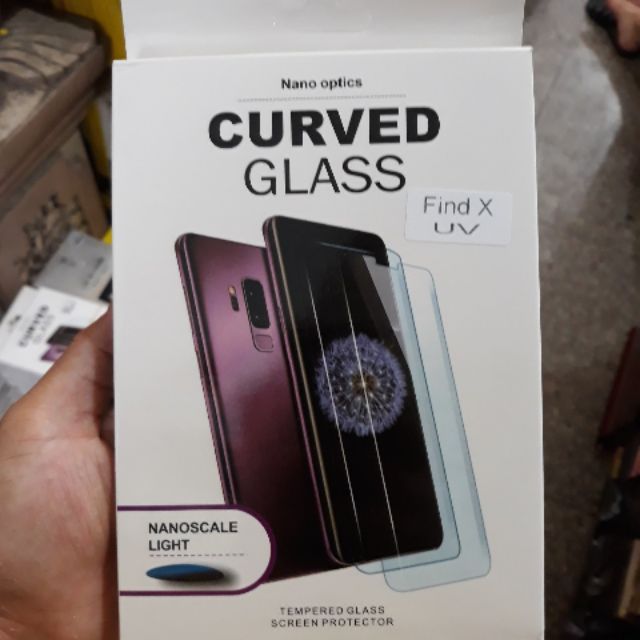 Kính cường lực full keo UV cho Oppo Find X