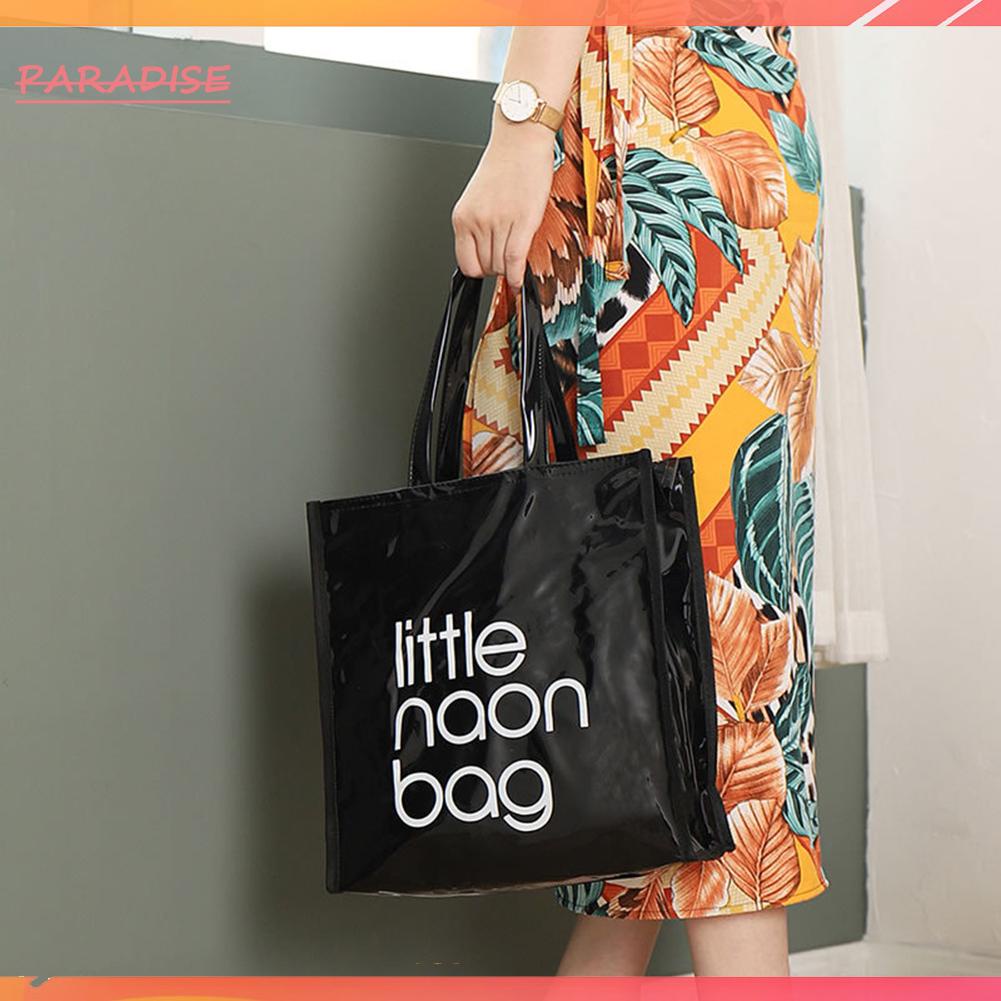 Túi Xách PVC Trong Suốt Cỡ Lớn Chống Thấm Nước Thời Trang Đi Biển Mùa Hè