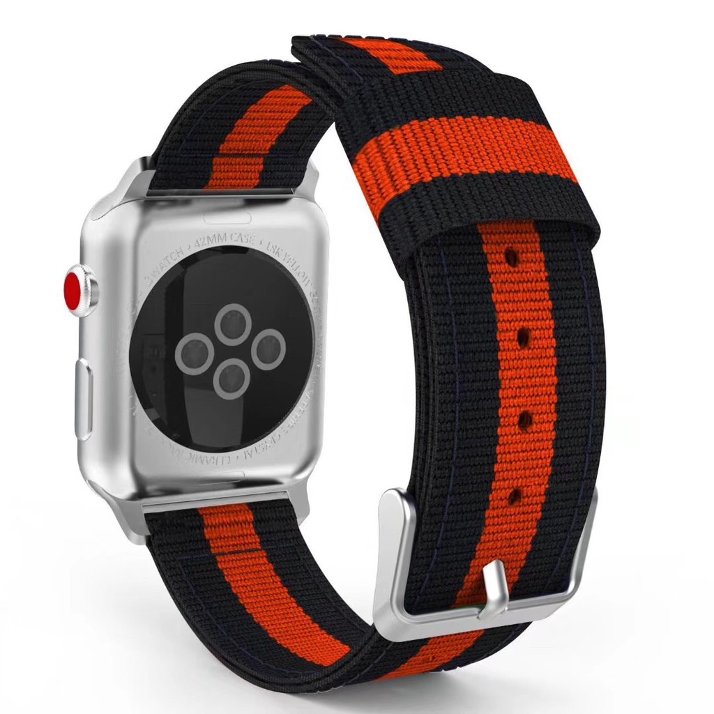 Dây đeo nylon dễ thương cho đồng hồ thông minh for Apple Watch Ultla Series 8/7/6 / SE / 5 / 4 / 3 / 2 / 1 38mm 40mm 42mm 44mm 41mm/45mm/49mm