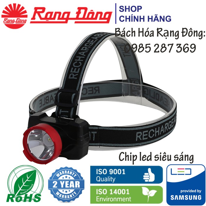 Đèn LED Đội Đầu SẠC ĐIỆN, Siêu Sáng Rạng Đông 1W