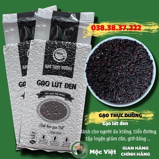 Gạo lứt đen hỗ trợ giảm cân, combo 2kg - Chính hãng Mộc Việt GLĐ-02
