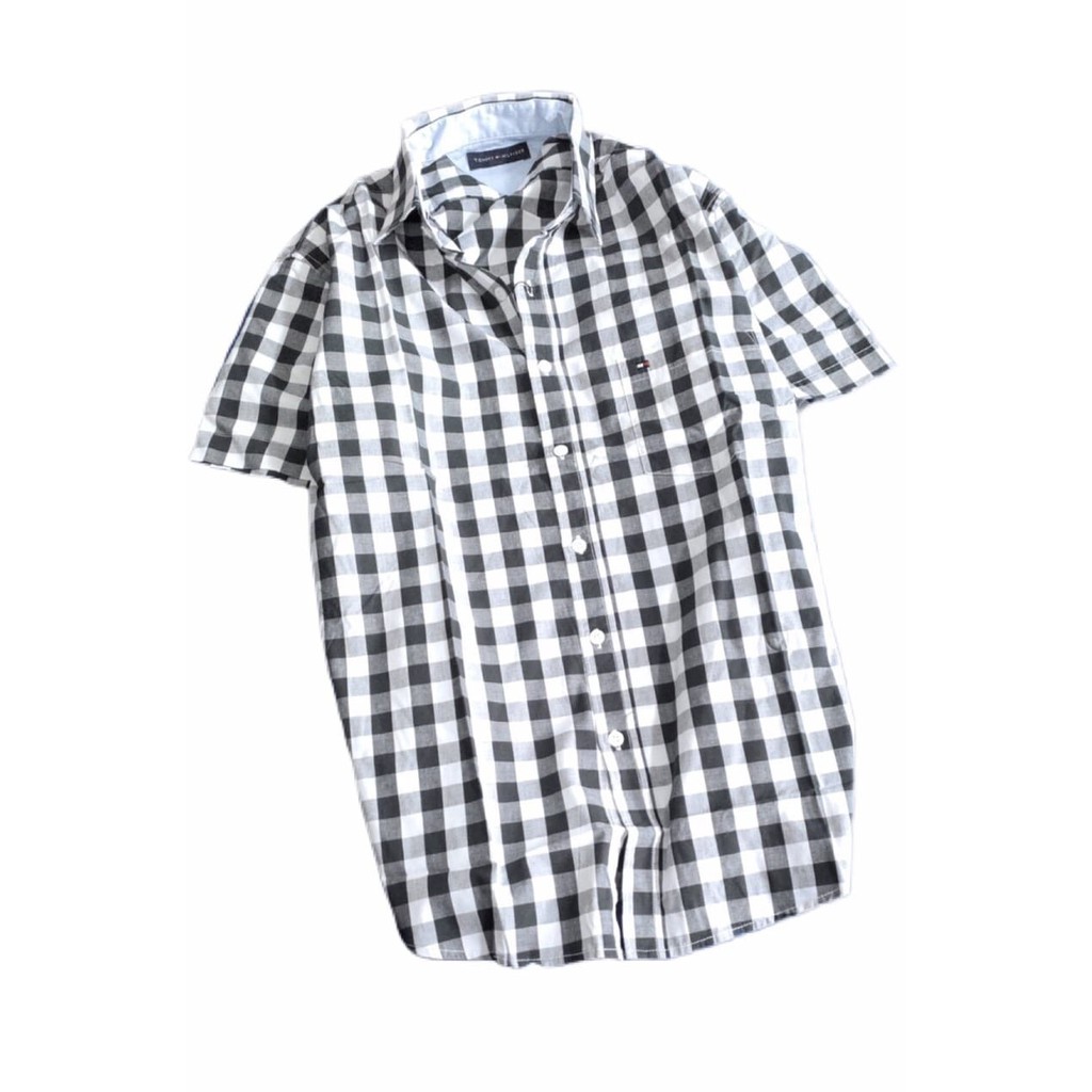 ÁO SƠ MI NAM SỌC CARO TAY NGẮN SIÊU ĐẸP | BigBuy360 - bigbuy360.vn