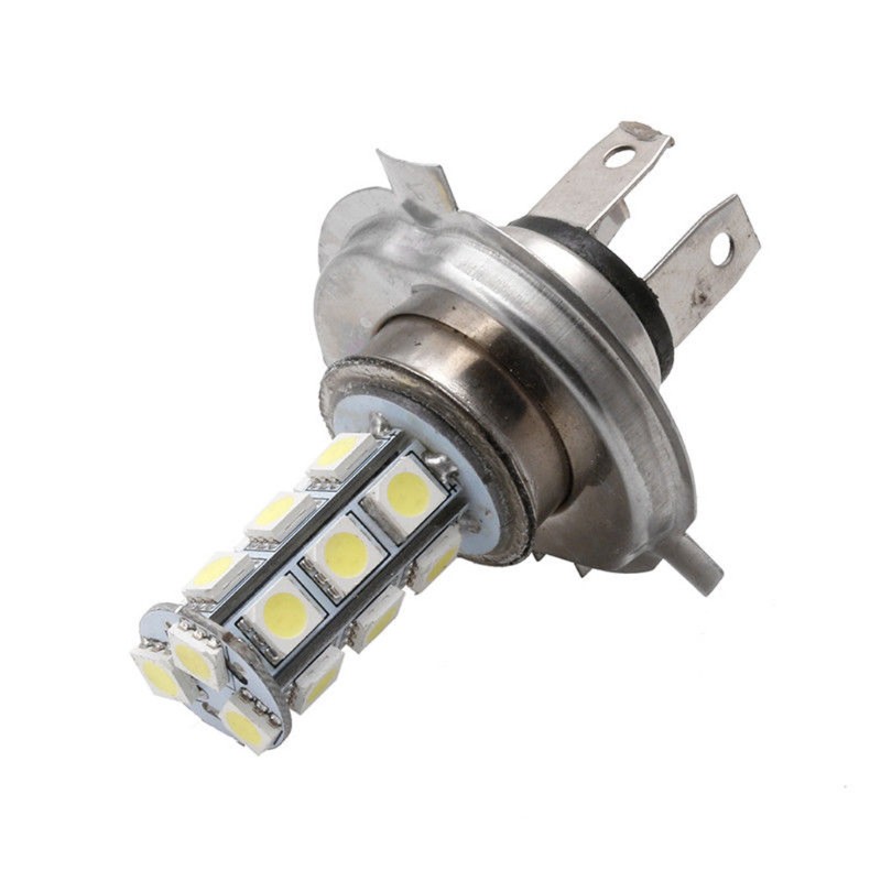 Đèn LED 7000K 12V H4 5050 18-LED cho xe ô tô