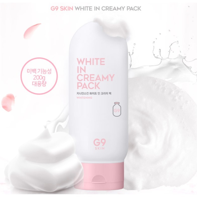 Kem Ủ Trắng Da Toàn Thân G9 Skin White In Creamy Pack Whitening