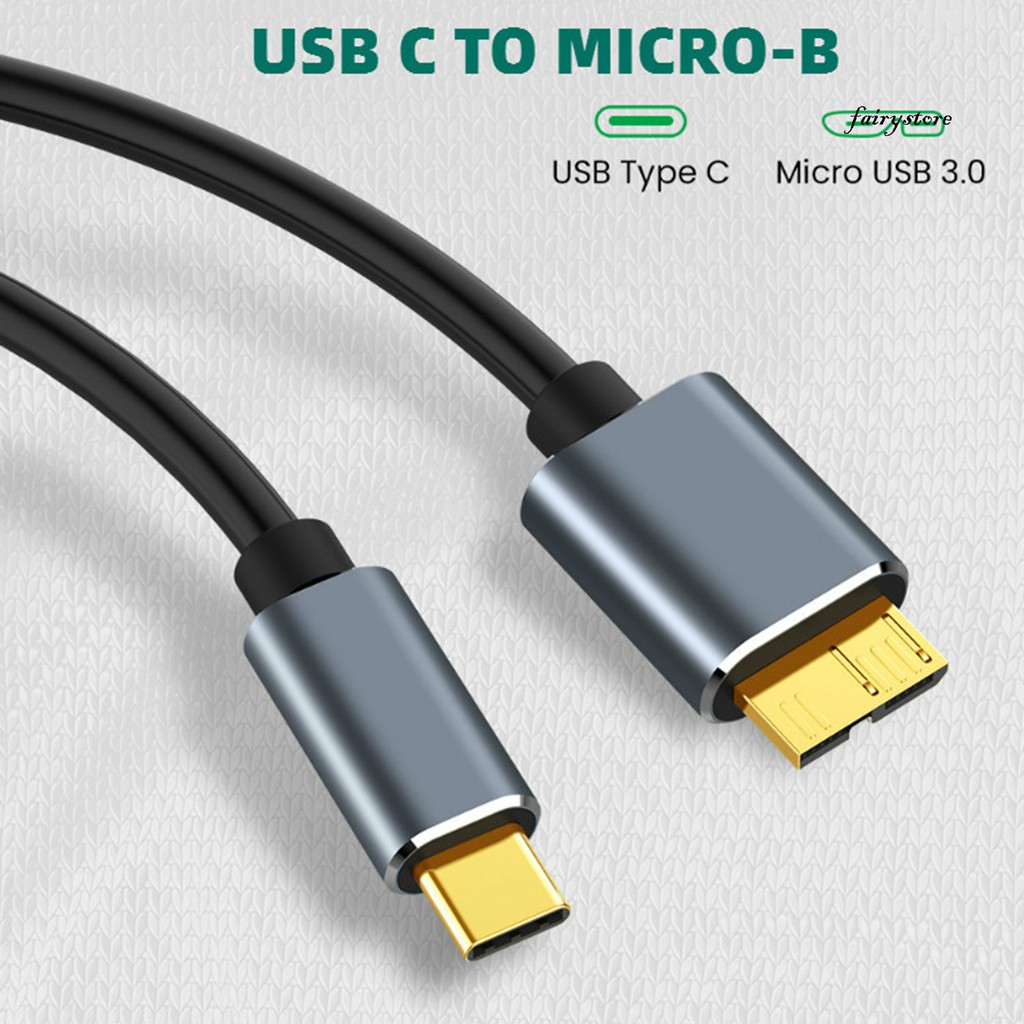 Fs Dây Cáp Chuyển Đổi Từ Cổng Usb 3.1 Type-C Sang Usb 3.0 Micro-Usb 5gbps 50 / 100 / 150cm | BigBuy360 - bigbuy360.vn