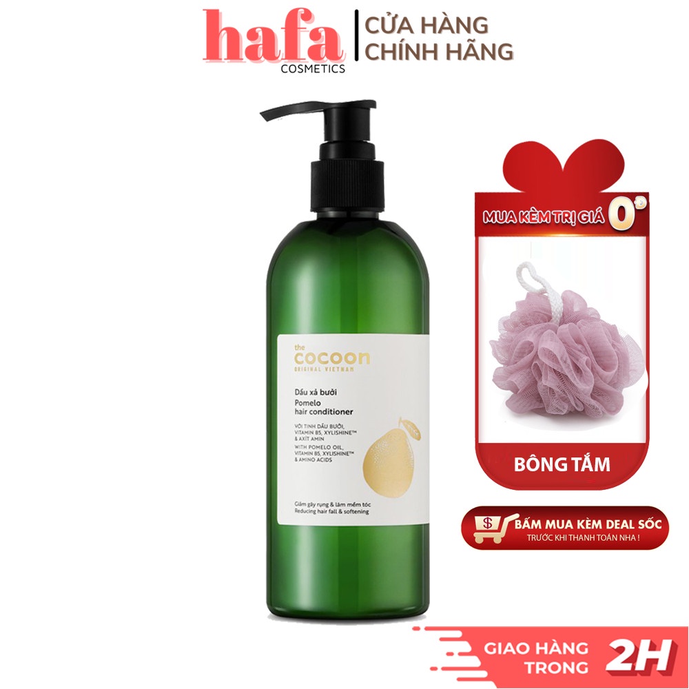 Dầu Xả Bưởi Cocoon Giúp Giảm Gãy Rụng và Kích Thích Mọc Tóc 310ml Pomelo Conditioner