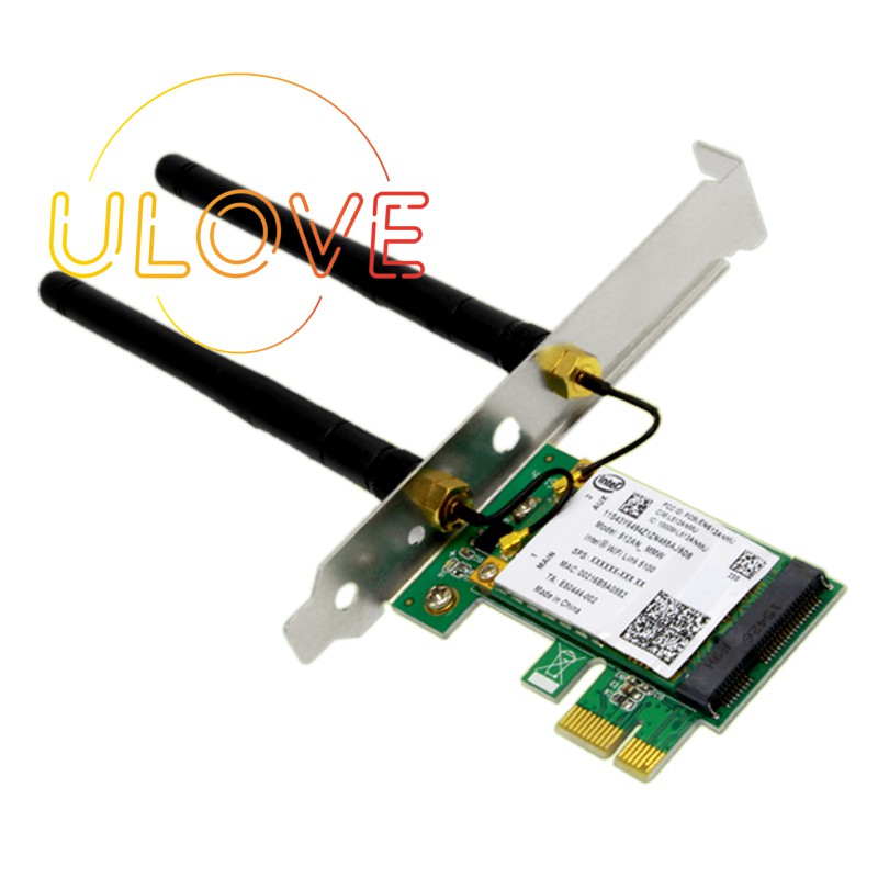 Bộ Chuyển Đổi Băng Tần Kép Ssu 300m Wifi Wireless Pcie X1 Adapter Cho 5100 Chipset