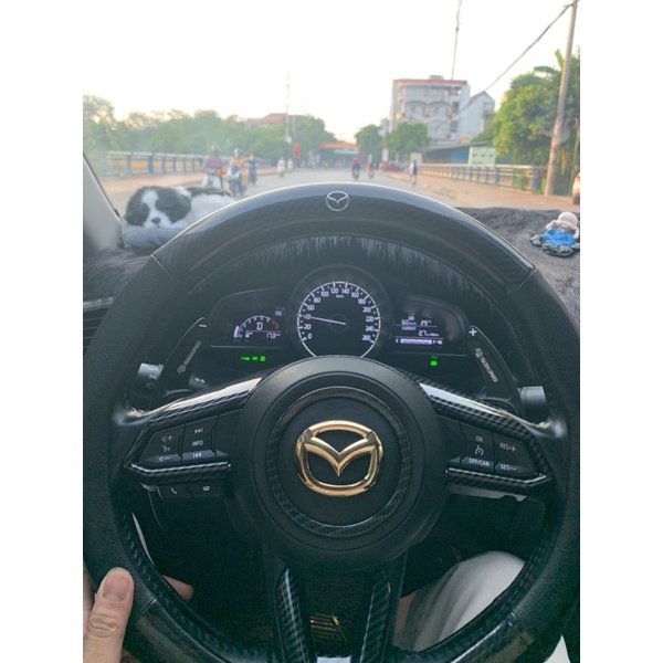 Ốp volang Mazda 3fl cacbon