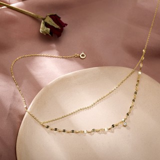 Dây chuyền Chocker - bạc 925 mạ vàng