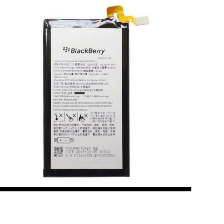 pin Blackberry Key 2/ Key2 chính hãng (3360mAh, 12.94W) bảo hành 6 tháng