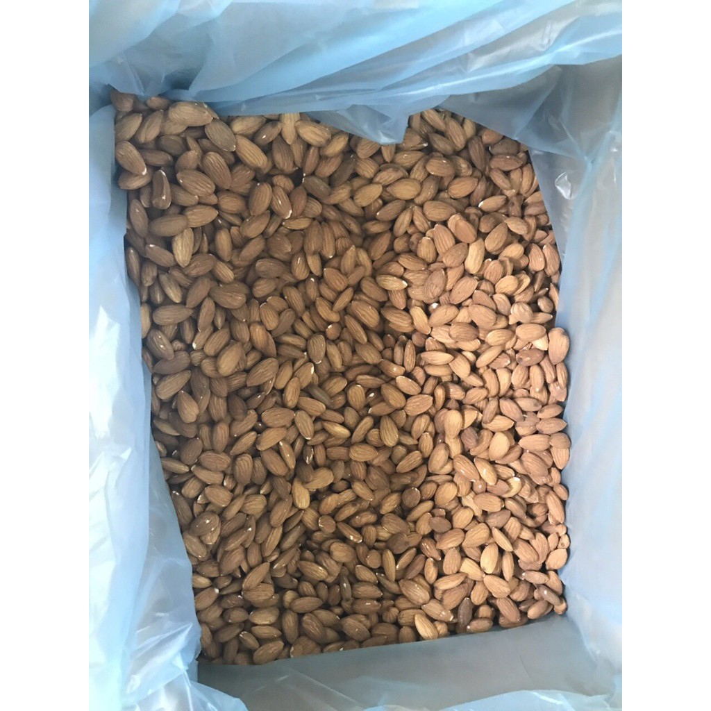 Nhân Hạnh Nhân Sống USA Loại 1 💝FREE SHIP💝 Nhan Hanh Nhan Sông Hộp 500 gram Hàng Date Mới Liên Tục TPHCM