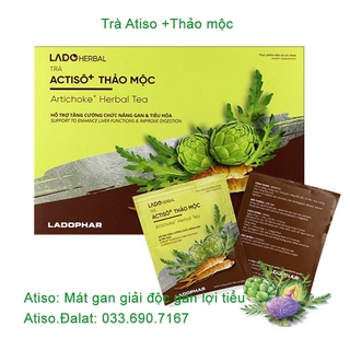 Trà atiso + thảo mộc ladophar đà lạt