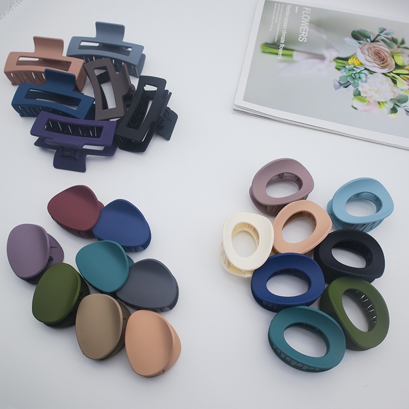 Fashion accessories French fashion simple pure color hairpin