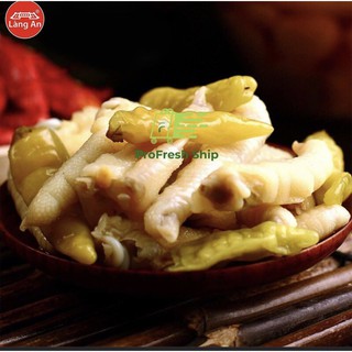 chân gà cay , chan ga cay , Chân Gà Muối Ớt Xanh , Chân Gà Chân Gà Cay  Siêu Ngon Giòn Túi 200gr