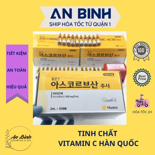 (Q1-HCM) 1 Vỉ Vitamin C Cấy Tảo - An Bình Cam Kết Chính Hãng Hàn Quốc