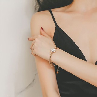 Vòng tay hợp kim trang trí kim cương giả lấp lánh trẻ trung